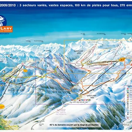 Studio A Lary Soulan A 300 M Des Pistes Avec Balcon Апартаменты Сен-Лари-Сулан